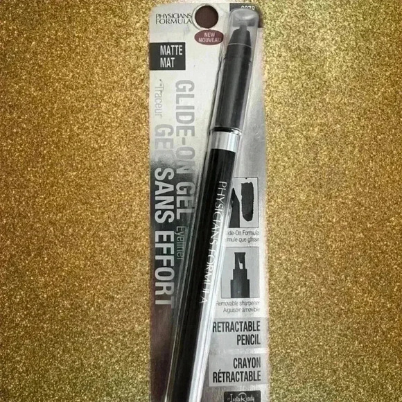 Physicians Formula Glide-on Gel Eyeliner, # 6978 Black Velvet Matte Sealed NEW - Picture 1 of 3